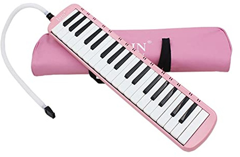 COMETX 37 Klaviertasten Melodica 37 Klaviertasten Melodica Pianica Musikinstrument mit Tragetasche für Anfänger Kinder