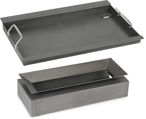 Stanbroil Flat Top Griddle Insert with Heat Manifold Kit for Masterbuilt Gravity Series 560 Grill and Smoker MB20040220 MB20041020