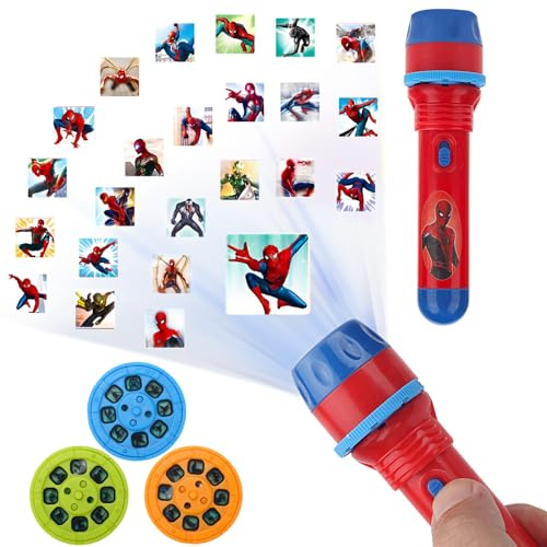 YULONGWU Lampe de Poche Projecteur pour Enfants avec 24 Images - Veilleuse Éducative et Histoires de Sommeil