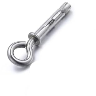 Dehnschraubenhaken 304 Edelstahl Dehnschraube Haken Hebeösenschraube Dehnschraube M6 M8 M10 M12 M14 M16 M20 Wand Dehnschraube (Size : M12x90 1pcs)