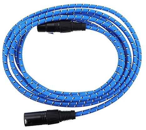 UPKOCH Xlr-stecker-buchse-kabel Geflochten Für Audiokabel Mikrofon Adapterkabel Xlr-kabel Für Mischpult Und Bühnenbeleuchtung
