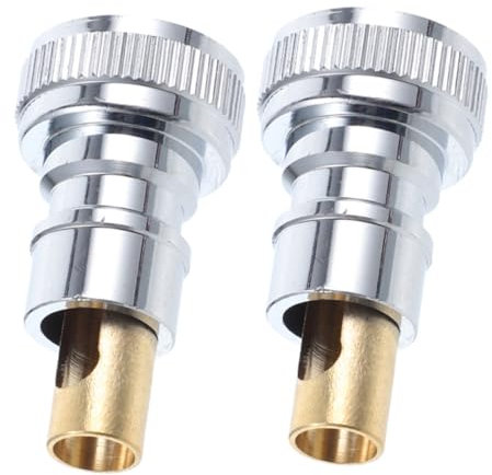 HAPINARY 2pcs Water Tap Hose Connector Sink Adapter for Hose Tap Extension Washing Machine Drain Faucet Aerator Adapter