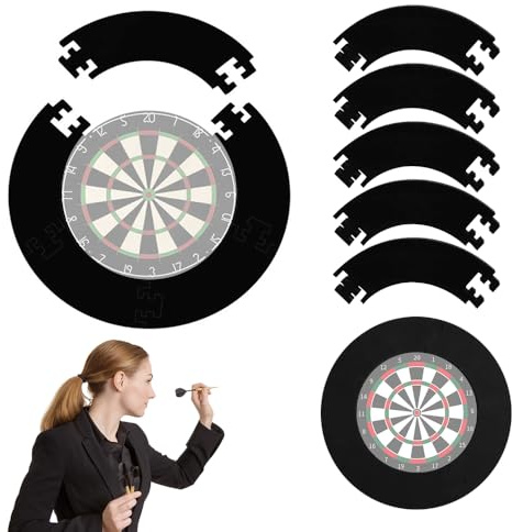 Rppiup Anillo envolvente de tablero de dardos de 2,5 cm de grosor, tablero de protección de pared de tablero de dardos de etilvinilacetato, tablero de protección de pared para todas las dianas de
