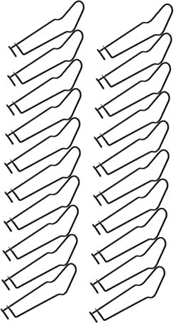 ibasenice 20piezas Hebillas De Soporte Para Invernadero Abrazaderas Inoxidable Accesorios Para Montaje Diseño Elegante