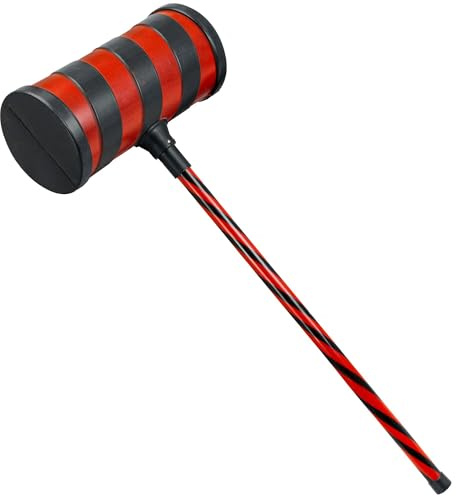W WIDMANN MILANO Party Fashion - Martillo gigante de 78 cm | Complemento para disfraces de arlequín, payaso asesino y Halloween