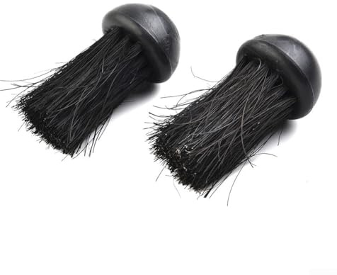 Ersatz-Bürstenköpfe für Kaminbesteck-Sets, Kaminwerkzeuge, 2 Stück