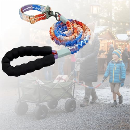 Wagon Safety Wrist Strap - Anti-Lost Toddler Safety Strap Leash for Strollers, Camping Carts & Backpacks, Close Proximity Tether with Soft Handle to Keep Kids Close (Lighting)
