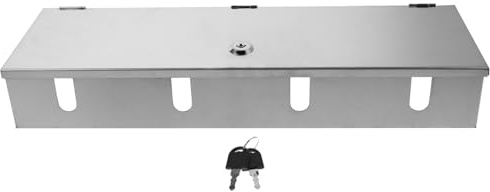 HAMPPLIES Protection De Prise Et D'Interrupteur Verrouillable Cache-Prise Électrique Protection Murale Pour Interrupteur Sécurité Bébé Argenté