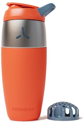 PROMIXX Pursuit Stainless Steel Shaker Bottle 32oz, Burnt Orange