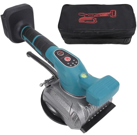 Machine de Nivellement Vibrante pour Carrelage, 5 Vitesses Réglables, Aspiration Puissante, Sans Fil, Outil d’Installation avec Ventouse 160mm - Légère et Portable, Facile à