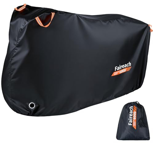 Waterproof 600D Bike Cover For Outside Storage, Outdoor Bicycle Ebike Cover
