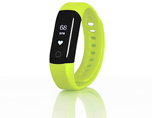 Sharon Wellsmart Cardio Sport - Pulsera Reloj inteligente Fitness Tracker, Bluetooth Ritmo Cardíaco, Impermeable, Integra Apple Health Google Fit