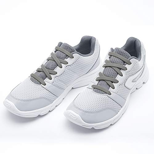 Elastische Silikon-Schnürsenkel Unisex 4 bis 8 cm verschiedene Größe für die Schuhgrößen 24–50 Sport Schnürsenkel für die Kinder, die Jugendlichen, die Eltern und die Senioren(Grau)