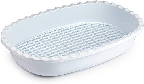 PLASTIC FORTE, Bandeja con rejilla, Blanco, Talla unica, Rejilla