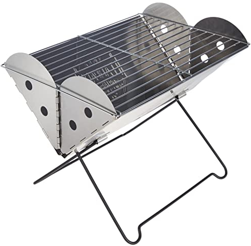 BARBECUE NOMADE XXL Barbecue portable et pliable à plat + pochette de transport