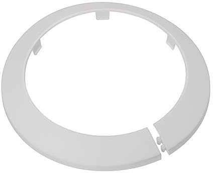sourcing map Heizungsrohr Abdeckung Ø 110mm - 4 Stk. Rohrabdeckung für Duscharmatur - Rohrabdeckung Für Wasserhähne, Rohre, Heizkörperrohre, Weiß