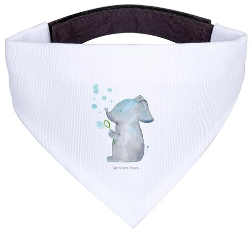 Mr. & Mrs. Panda Hundehalstuch S Elefant Seifenblasen - Geschenk, Elefanten, Halstuch, Tuch, Lustige Sprüche, Liebesspruch, Rüsseltier, Hunde, Liebe, Kleine, Heimat