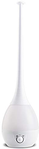 Air Humidifier Large Capacity Home Bedroom Office Pregnant and Baby Smart Silent Colorful Night Light Floor Type Essential Oil Diffuser Suitable for Dry Skin Cough Nose Eyes (white) Humidifiers