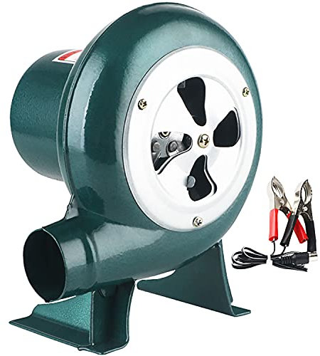 Ventilatore per Barbecue a velocità variabile, soffiatore Elettrico da 12 V CC, soffiatore per forgia da fabbro Ventilatore per Camino a Carbone Attivo (40 W)