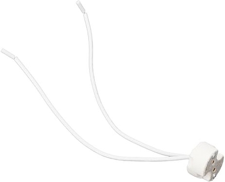Housoutil Lot De 10 Douilles De Lampe Gu10 En Céramique Résistante À La Chaleur 12 Douilles Embouts De Fil Pré-dénudés Connecteur De Fil De 15 Cm
