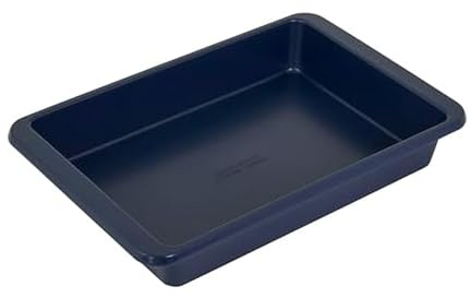 KitchenAid 9x13in Nonstick Aluminized Steel Cake Pan, Ink Blue