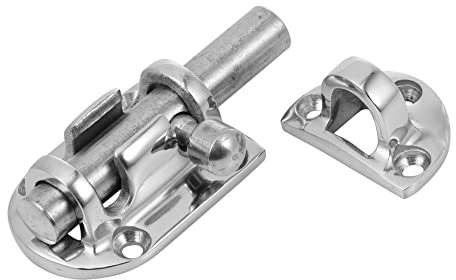 Homoyoyo Stainless Steel Door Latch Sliding Lock for Boat Ship Window Safety Gate Latch