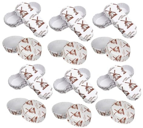 Zerodeko 200pièces Caissettes à Cupcakes Papier Caissettes à Muffins Fournitures De Pâtisserie Pour Pâtisseries Et