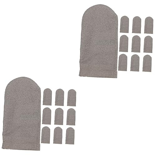 Housoutil 2 Sätze Schweißresistenter Fingerschutz Fingerabdeckungen Für Gaming Gaming-fingerhüllen Daumenhüllen Für Gaming-handschuhe Gaming-hülle Handy-spielzubehör 10 Stück * 2