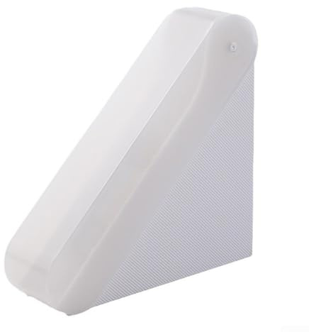 HEBEOT Kaffeefilterhalter Spender mit staubdichter Abdeckung, Kaffeefilter-Papierständer, Filterpapier, Aufbewahrungsbox, Kaffeefilterhalter, 13,5 x 13,5 x 3,7 cm (weiß)