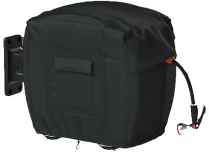 Hose Reel Box Cover, External Hose Cover - Garden Hose Reel Cover Heavy Duty 420D Oxford Fabric Water Hose Holder - Waterproof Hose Pipe Cover, Hose Reel Protective Cover with Outdoor Side Storage
