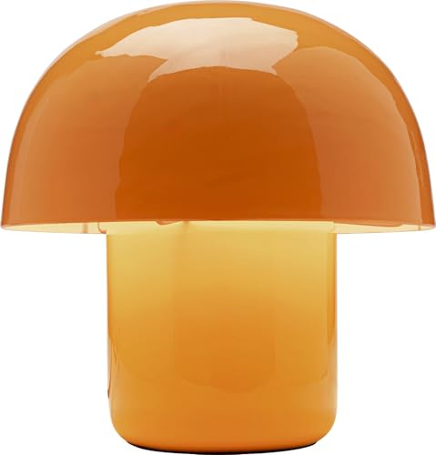 Kare Design Tischleuchte Mushroom Shiny Duo Sunday, Orange, 20x20x20 cm, Tischlampe, Nachttischlampe, Pilzform, Leuchtmittel nicht inklusive, Wohnzimmer