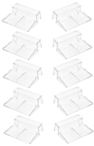 COLLBATH 12stücke Clips Für Aquarienabdeckungen Langlebige Für Glasdeckel Vielseitiges Zubehör Für Fischbecken Passend Für Abdeckungen