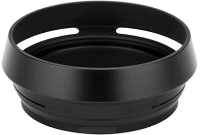 Metal Lens Hood Sun Shade With 49mm Filter Adapter Ring, for Fujifilm X100VI X100V X100F X100T X100S X100 X70 For Fujifi For LH-X100(Silver)