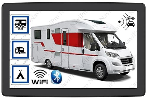 GPS Camping Car, Voiture, 7 Pouces NaviPro N7, Ventouse Aimanté, Europe - Maroc, Turquie, Aires De Camping - Mise A Jour Gratuite A Vie