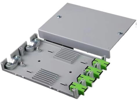 GHZHANG 10PCS Optical cable terminal box 4-port optical fiber terminal box fused fiber box junction box tail fiber box(4Core SCA)