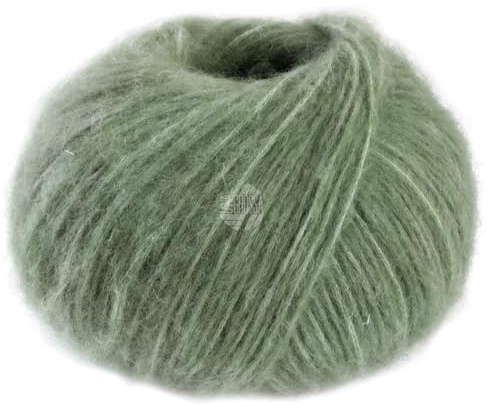 LANA GROSSA Alpaca Air II | Leichtes Schlauchgarn mit Baumwolle | Handstrickgarn aus 50% Alpaka (Baby), 27% Polyamid, 14% Baumwolle & 9% Schurwolle (Merino) | 50g Wolle, Stricken & Häkeln | 140m FB 14