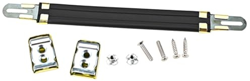 ULTECHNOVO Maniglia per Amplificatore Chitarra in Pvc Colore Oro, Maniglia Confortevole e Salvaspazio per Cabinet Casse Acustiche, Set