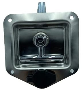 CERRADURA CIERRE CAJA ARMARIO CAJÓN DE HERRAMIENTAS EMPOTRADO. ACERO INOXIDABLE. PARA CAMIÓN, REMOLQUE, SEMIRREMOLQUE, FURGÓN