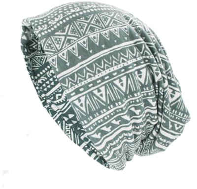 DJC BOUTIQUE Chemo huvudbonader för kvinnor mössa huvudbonad turban bandana hatt keps, Grön sicksack, en storlek