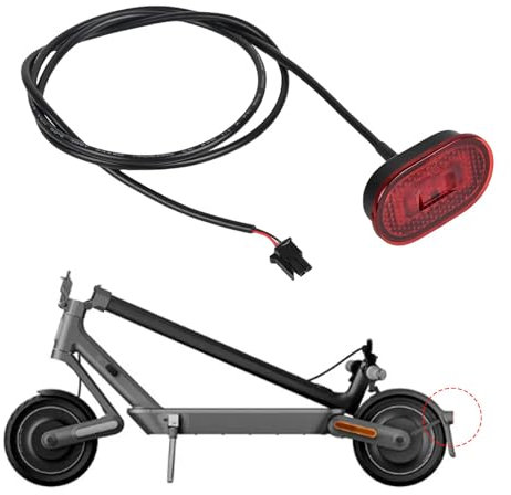 Fututech LED-Rücklicht für Xiaomi Mi4 Ultra Plug and Play, Bremslicht für Elektroroller, Zubehör für Roller, Ersatzteil