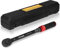 Toolwiz Llave Dinamométrica de 3/8, 6.8-61 Nm/5-45 Ft-Lb Llave de Torque, Precisión ±3%, Cabezal Reversible de 72T Llave Dinamométrica para Coche, Camión, Moto