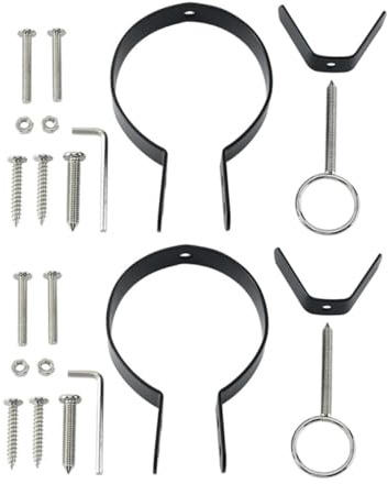 AUTSUPPL Spanish Ham Holder Parts with Simple and Practical Design 2 Sets and Firm Ham Rack Accessories for Kitchen Use