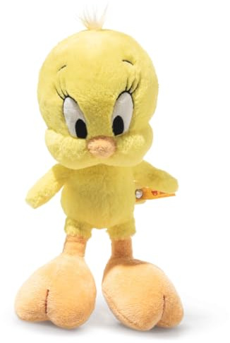 Steiff Kuscheltier Tweety, Süßes Stofftier, Kinder, Jungen & Mädchen, Friends, Plüschtier 20 cm, Gelb, 024184