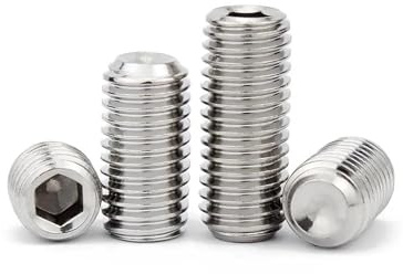 YAVCBOPM 10 vis sans tête UNC/UNF 10#-24/32 1/4-20/28 à 1/2-13 en acier inoxydable 304 noir, tête hexagonale creuse à six pans creux.(304 stainless steel,3/4_5/16-24)