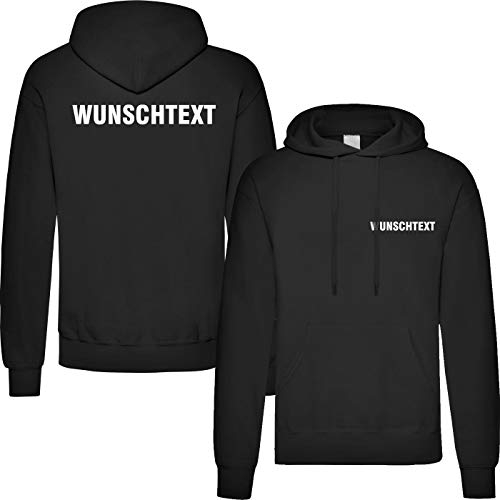 Nashville print factory T-Shirt Security | Crew | Ordner | WUNSCHTEXT | Poloshirt | Hoodie | Jacke | Warnweste (XL, Wunschtext - Hoodie)