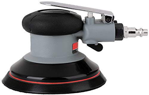 Valianto Dual Action Random Orbital Sander, 5 Air Powered, 12,000 RPM, 90 PSI, Includes Wrench & Quick Connector, Model: f2f7b8dd-88f6-4331-9a53-46bd7f974574