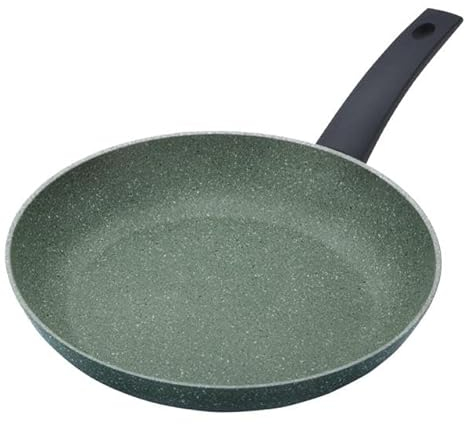 Prestige Eco 28 cm stekpanna, non-stick stekpanna, återvunnen aluminiumstekpanna med växtbaserad non-stick, diskmaskinssäker induktionsstekpanna med 5 års garanti