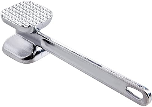 Small Meat Mallet Aluminium Tenderizer, Meat Tenderizer Tool,Heavy Duty Meat Mallet,Meat Hammer,Metal Meat Pounder, Steak Beef Chicken Hammer Kitchen Tool