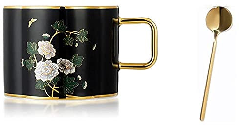 Service à thé en céramique orientale, ensemble de théière, tasse à thé, tasse à café, ensemble de 3 tasses à café en céramique de grande taille, tasses empilables en porcelaine de restaurant, soucoupe