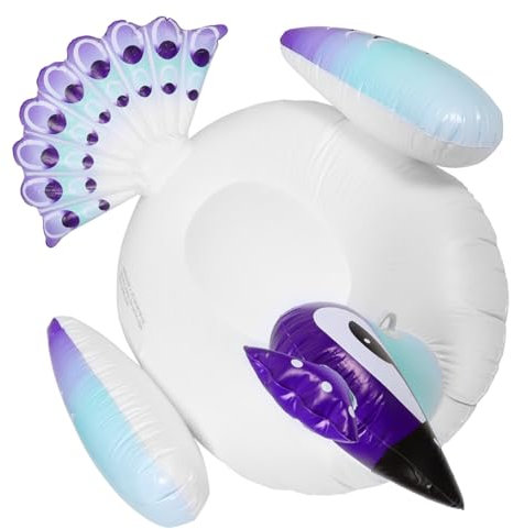 MOBUTOFU 1stück Aufblasbarer PVC Pool Schwimmring Farbenfrohes Aufblasbares Lounge-Kissen Für Erwachsene Für Sommerpartys Strand Und Schwimmbad
